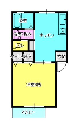 新潟駅 バス10分  沼垂四ツ角下車：停歩4分 2階の物件間取画像